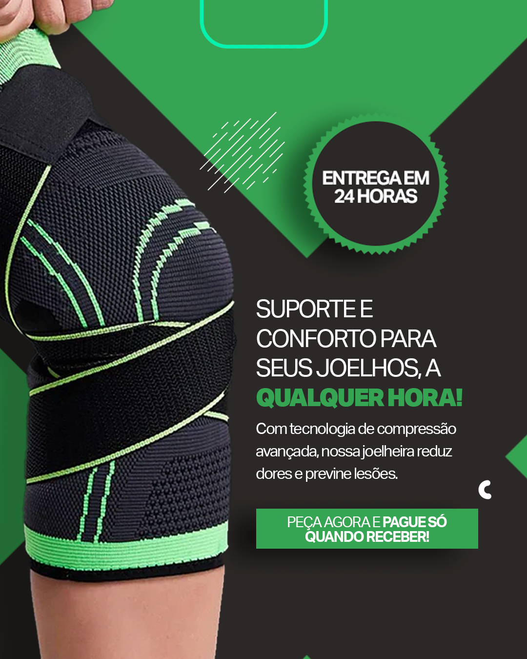 Joelheira Ortopédica Premium